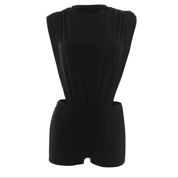 Stylish black two piece set